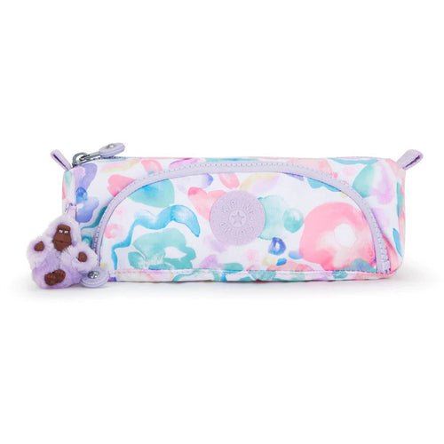 KIPLING Pencil Case CUTE Aqua Flowers Fnac KSA