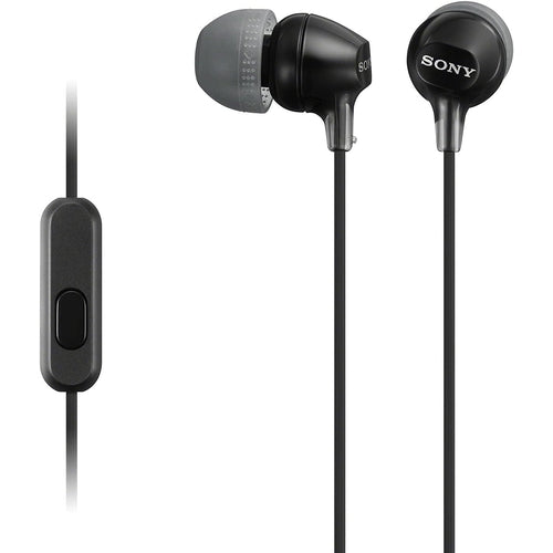 Sony MDREX15APBLACK Wired In-Ear Headphones with Mic and Remote Control