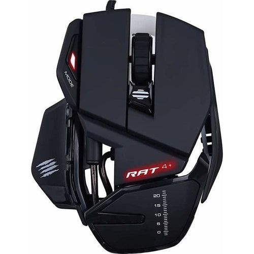 Mad Catz Gaming Mouse, R.A.T. 4+ Black 