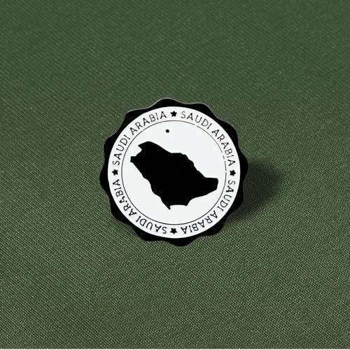 Saudi seal brooch
