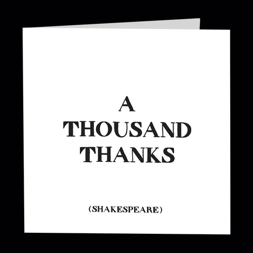 Quotable Cards 223 CARD - A Thousand Thanks THK