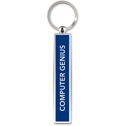 If Company Computer Genius Key Chain