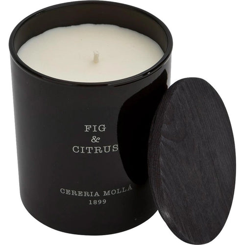 Premium Vegetable Wax Candle in Glass 230gr Fig & Citrus