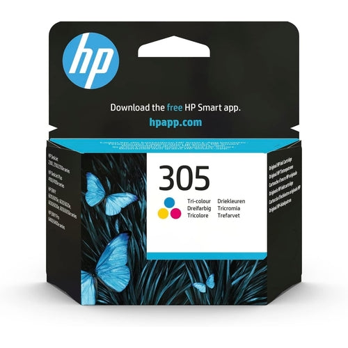 HP 305 Tri-color Original Ink Cartridge - High-Quality Printing for Vibrant Colors