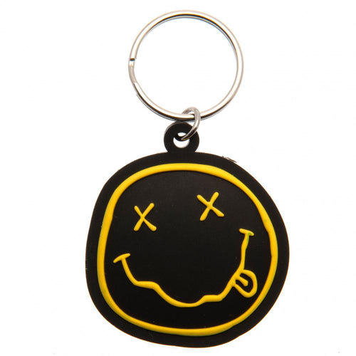 NIRVANA (SMILEY (RUBBER KEYCHAIN)