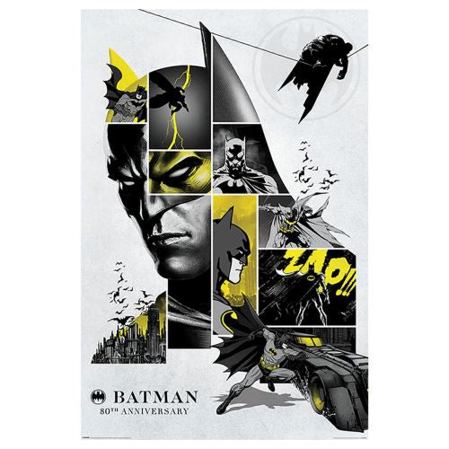 Maxi Posters, Batman 80th Anniversary Poster, Poster, Pyramid Poster