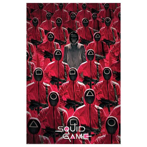 Maxi Poster, Squid Game Crowd Poster, Poster, Pyramid Poster