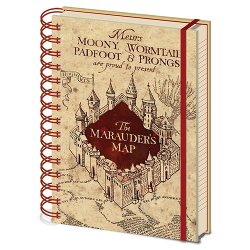 HARRY POTTER - THE MARAUDERS MAP (A5 WIRO NOTEBOOK)