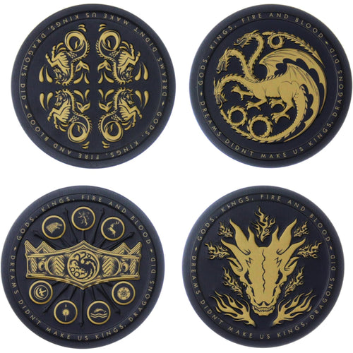 HOUSE OF THE DRAGON - (METAL COASTERS)