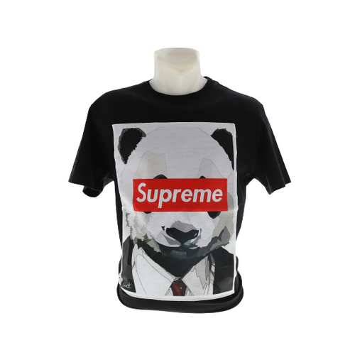PANDA Supreme Black Tshirt