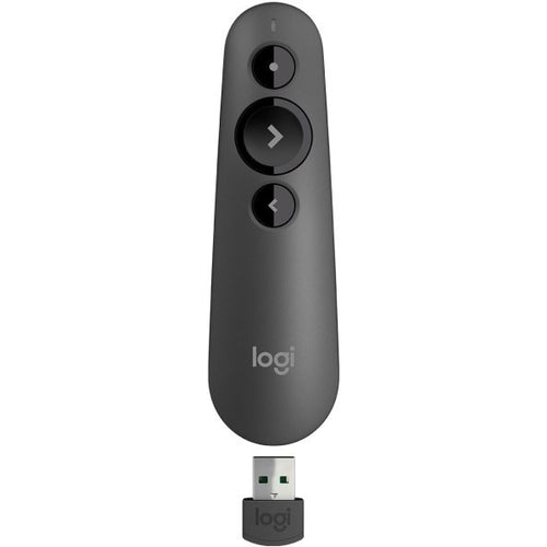 Logitech R500s Laser Pointer Presentation Remote with NEW Class 1 Laser