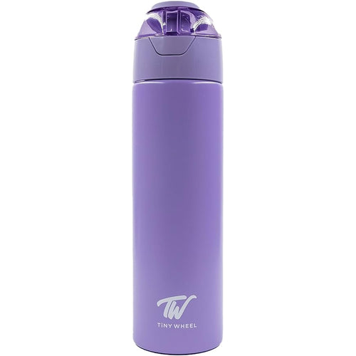 Tinywheel Purple Spray Stainless Steel Bottle 600ml