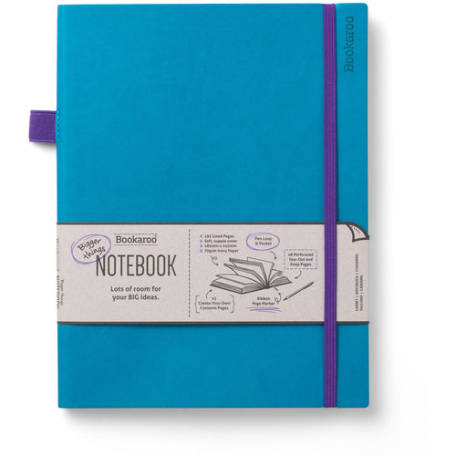 If Company Bookaroo Bigger Things Notebook Journal - Turquoise