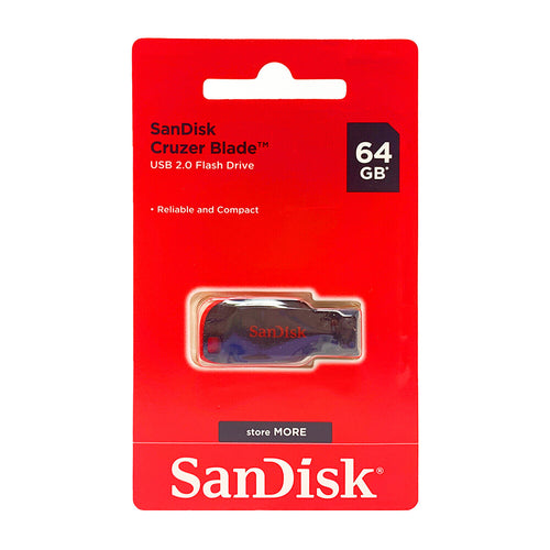 Sandisk Flash Drive, Cruzer Blade Storage, USB Flash Drive, Storage Flash Drive