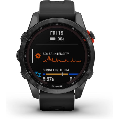 Garmin Fenix 7s Solar Smart Watch (Gray, Black)