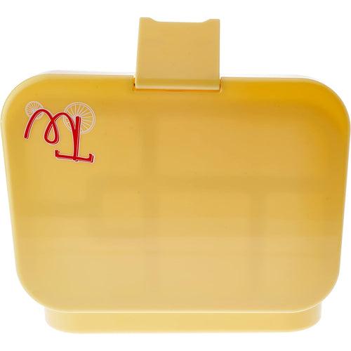 صندوق بنتو من تايني ويل 6 أقسام باللون الأصفر 