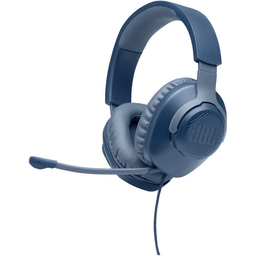 JBL Quantum 100 Wired over-ear gaming headset with a detachable mic