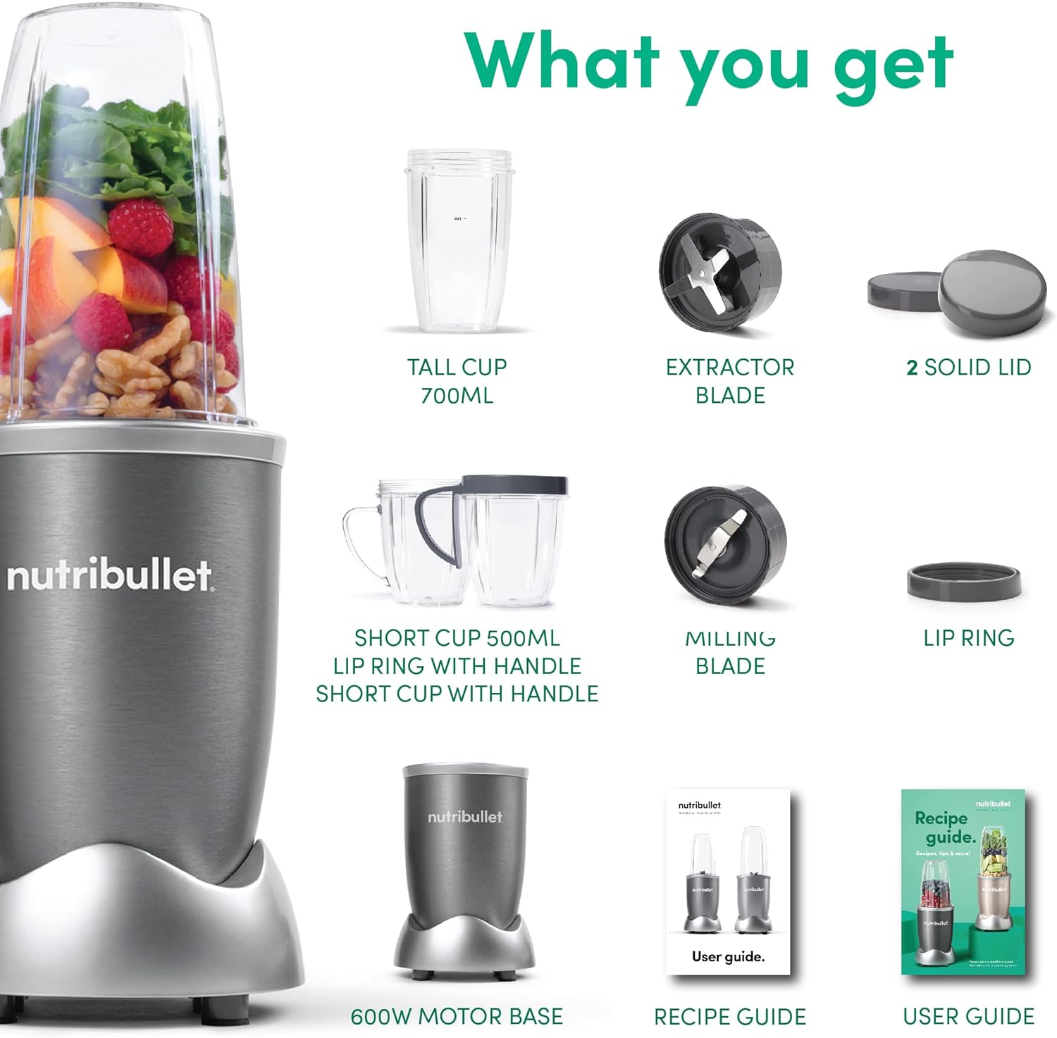 Nutribullet 600 watts (new in buy box)