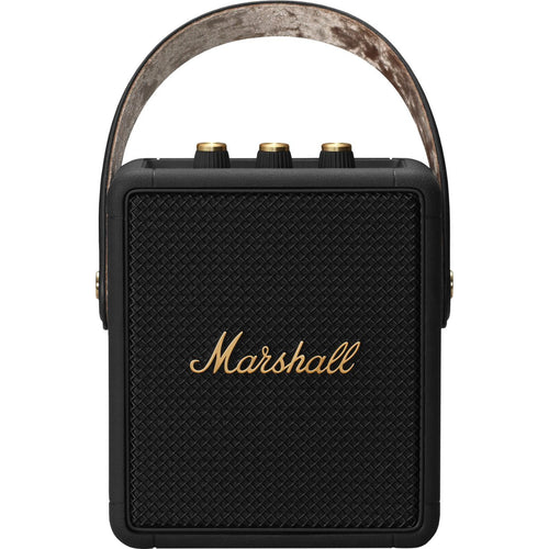 Marshall Stockwell II Bluetooth Speaker (Black, Brass)
