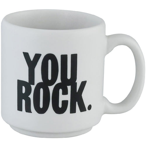 Quotable Mini Mugs - Express Your Love with 'I Mug You Rock'