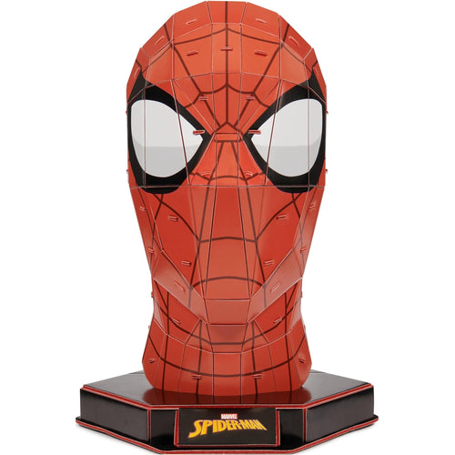 4D Puzzles Marvel Spider-Man 3D Puzzle Model Kit with Stand 82 Pcs Spider-Man