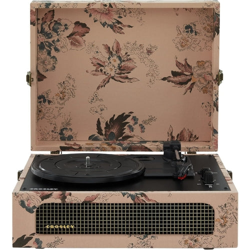 Crosley Voyager Portable Turntable with Bluetooth Out - Floral