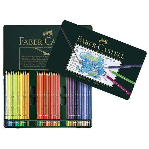 قلم رصاص للألوان المائية من فابر كاستل، علبة من 60 قطعة