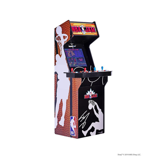 ARCADE1UP NBA Jam Shaq Edition Riseless Design Arcade Cabinet (Black)