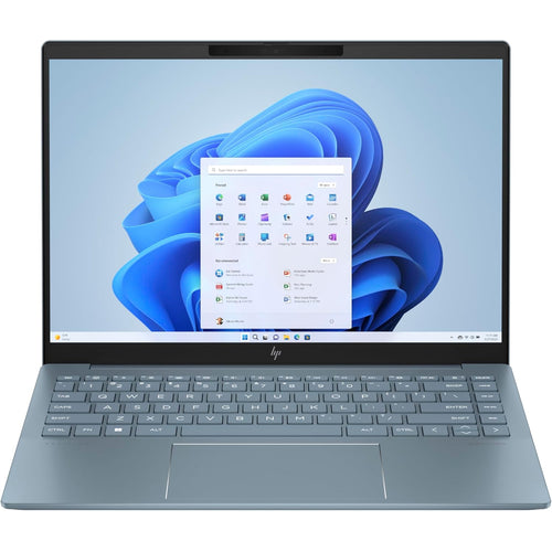 HP Pavilion Plus Laptop 14-ew1000nx, 14" 2.8K, Intel Core Ultra 7-155H, Intel Arc Graphics, 32GB RAM, 1TB SSD, En-Ar Keyboard, Windows 11 Home, Moonlight Blue