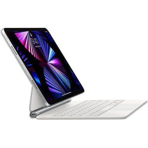 لوحة مفاتيح Magic Keyboard لجهاز iPad Pro مقاس 11 بوصة (الجيل الرابع) وiPad Air (الجيل الخامس) - عربي - أبيض