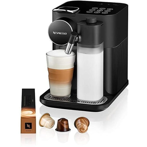 Nespresso OL Gran Lattissima Black - Premium Automatic Espresso Machine with Milk Frother