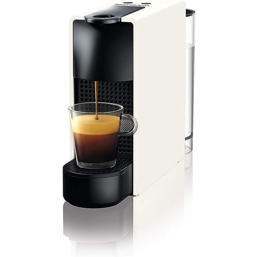 Nespresso OL Essenza Mini Rectangle White - Compact and Stylish Espresso Machine