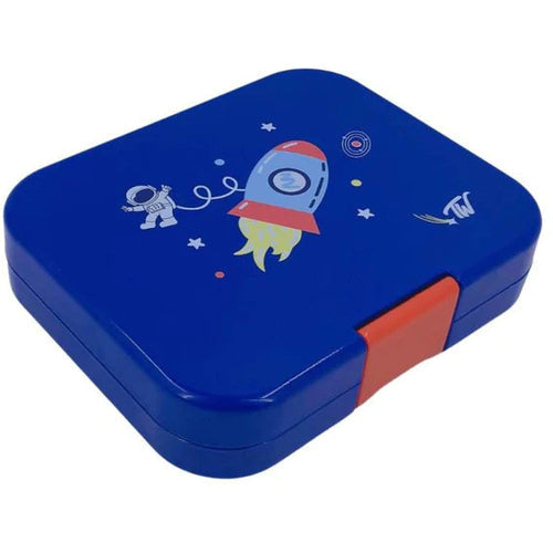 صندوق بنتو من تايني ويل بأربعة أقسام باللون الأزرق