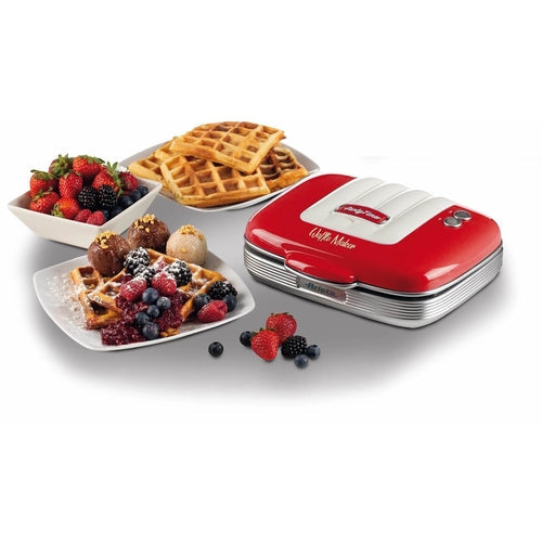 Ariete 1973 Waffle Maker - White/Red