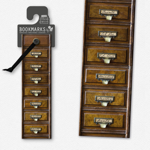 If Company Vintage Drawers Academia Bookmarks