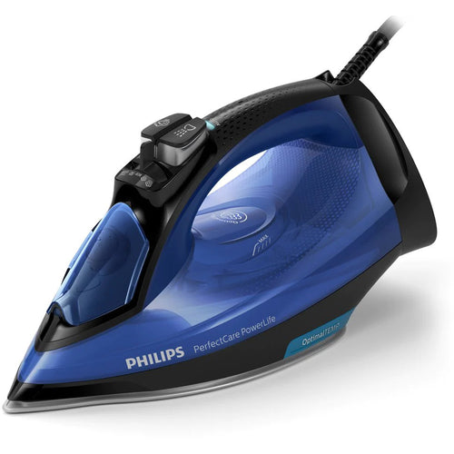 Powerful 2500W Steam Iron with 45 g/min Continuous Steam and 180 g Steam Boost