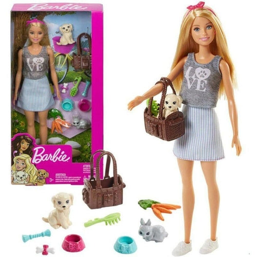 Barbie Doll & Pets: Sparkle and Play with Barbie and Her Adorable Animal Companions!