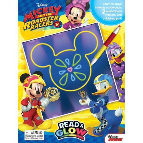 Disney Mickey and the Roadster Racers Read & Glow Board book