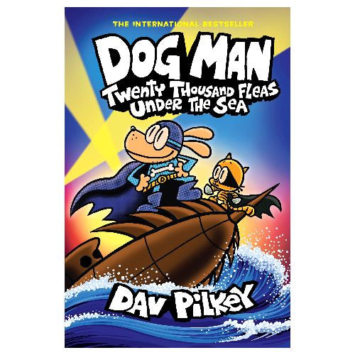 Scholastic, Dog Man, Fleas Under the Sea, Novel , Novels, Scholastic US Novels