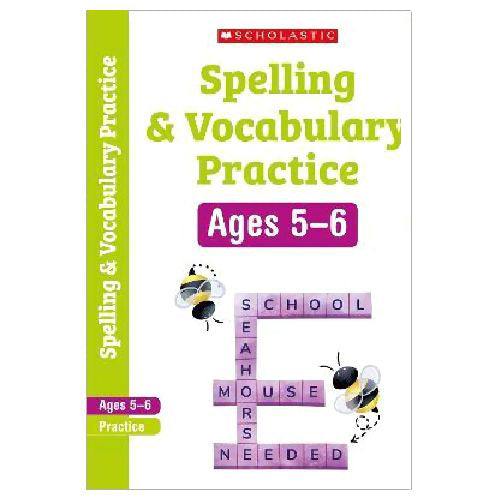 Scholastic, English Skills, Spell, Vocab Workbook, Books, Scholastic Books
