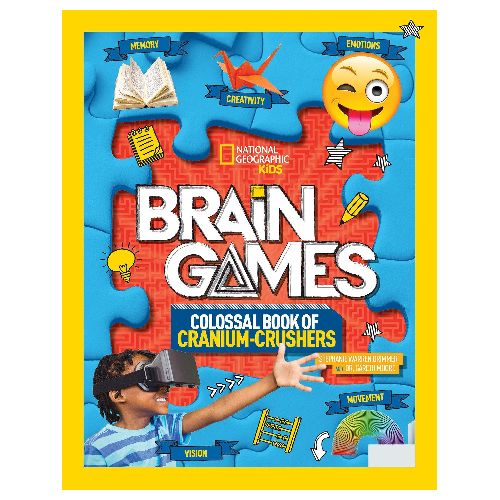 Collins Books, Child Reference Books, Brain Games Book