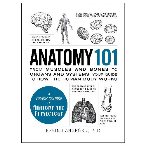 Anatomy 101 Science Book, Anatomy Books, Reference Books on Science, Kevin Langford's Books, Books, S&S US Books