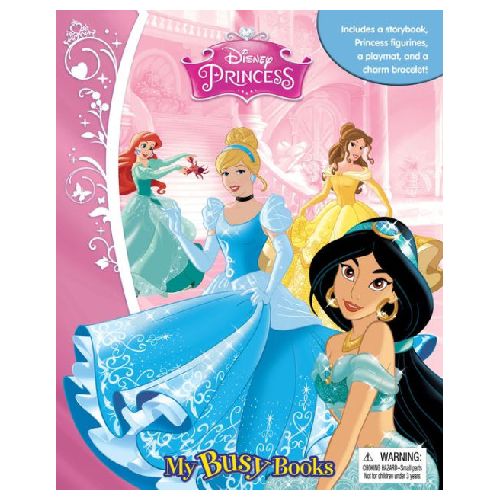 Phidal, Disney Princess My Busy Book (classic), Age 3-5 Picture Books, Picture Books, Phidal Picture Books