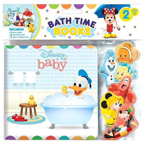 Phidal, Disney Babies Bath Time Books (eva Bag), Age 3-5 Picture Books, Picture Books, Phidal Picture Books
