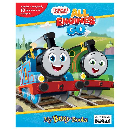 Phidal, Thomas All Engines Go (new) My Busy Books, Age 3-5 Picture Books, Picture Books, Phidal Picture Books