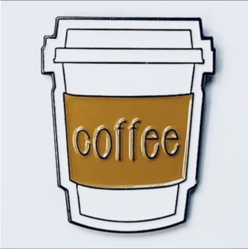 Coffee Cup Brooch