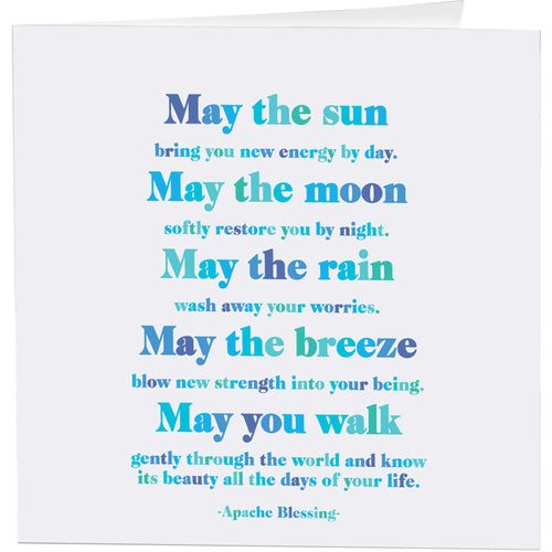 Quotable May The Sun Card
