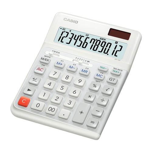 A scientific calculator DE-12E-WE