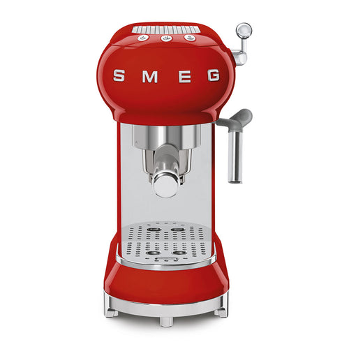 آلة صنع القهوة من سميج بتصميم الخمسينات - اللون الأحمر