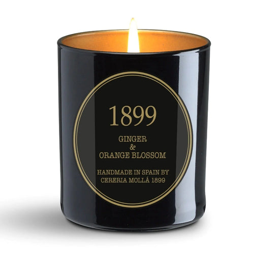 Premium Vegetable Wax Candle in Glass 230gr. Ginger & Orange Blossom